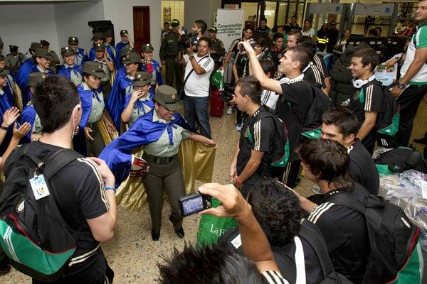 Hubo un bailable para los mexicanos. FOTO: MEXSPORT