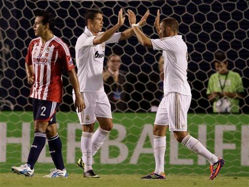 La contundencia de los merengues se dejó notar en el Qualcomm Stadium de San Diego. FOTO: AP