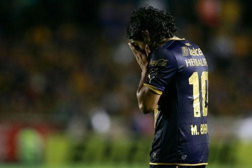 El lamento de Bravo tras la derrota ante Tigres. | JOEL BRAVO