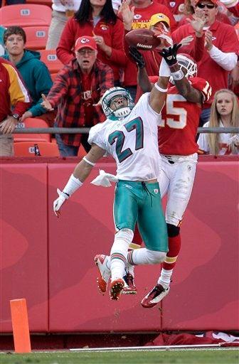Miami obtuvo su primer victoria ente Kansas City. FOTO: AP