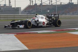 Checo regresa para la P2 del GP de la India, fue 12