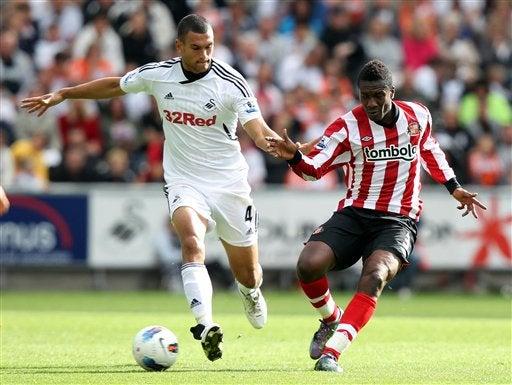 Swansea City y Sunderland dividen puntos. FOTO: AP