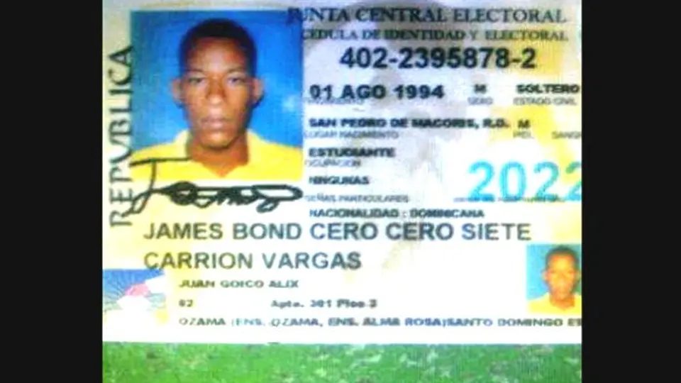 ¡Increíble! Se llama James Bond Cero Cero Siete