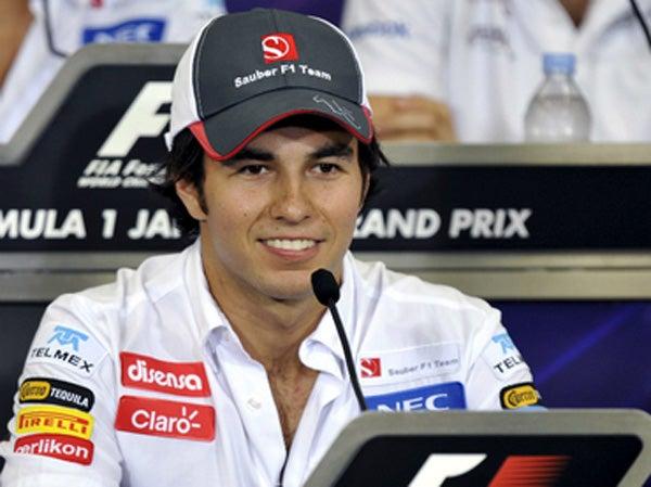 Sergio Pérez en el Gran Premio de Japón | EFE