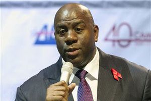 Magic Johnson busca comprar a los Dodgers