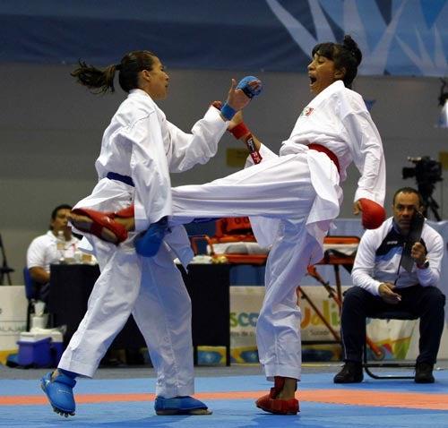 Bertha Gutiérrez ganó oro en la categoría 61 kg. (FOTO: MEXSPORT)