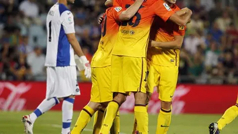 Barcelona golea al Getafe sin dificultad