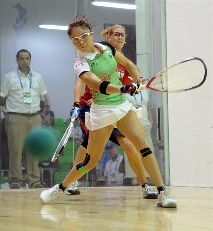 La mexicana fue certera en sus golpes. FOTO: EFE