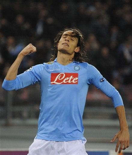 Edinson Cavani marcó el doblete del triunfo. FOTO: AP