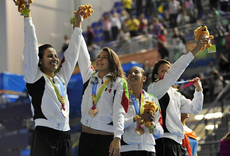 Es la segunda medalla para México en natación. FOTO: EFE