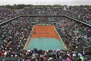 Se suspende la Final de Roland Garros por lluvia