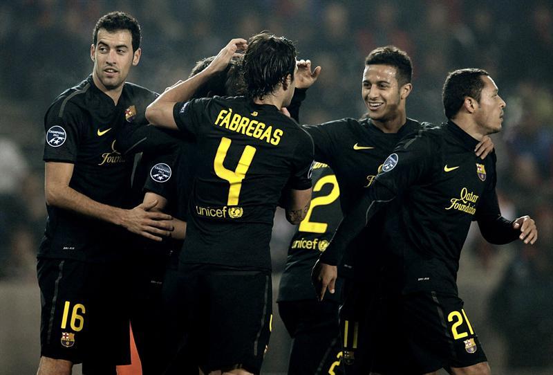 Barcelona golea al Viktoria 0-4. FOTO: EFE