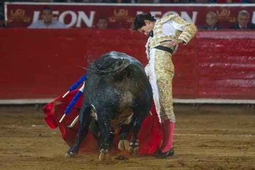 Diego Silveti cortó el rabo y las orejas en la Plaza México. (FOTO: CÉSAR VICUÑA)