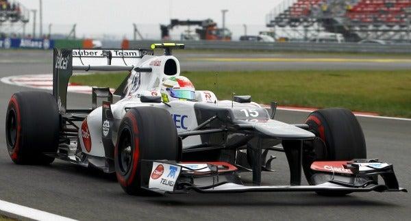 Checo quedó en el lugar 12 en la clasificación | EFE
