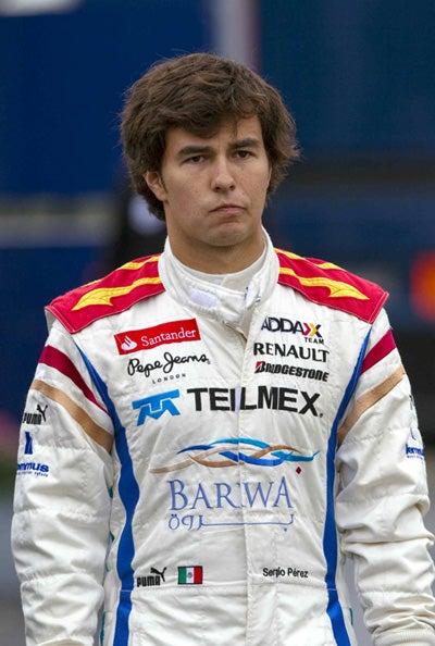 'Checo' Pérez correrá en Fórmula Uno