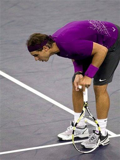 En una hora con 46 minutos Nadal quedó fuera del torneo. FOTO: AP