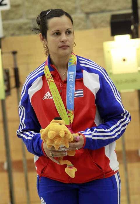 Yahima Eglys De la Cruz sumó 497.3 para dar la plata a Cuba. FOTO: MEXSPORT