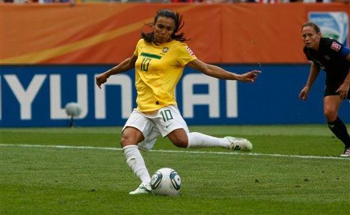 Las brasileñas han enfrentado un duelo cerrado con Estados Unidos. FOTO: AP