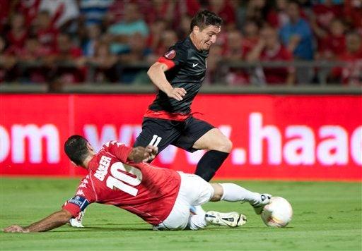 El equipo español derrotó a domicilio 3-0 al Hapoel Tel Aviv | AP