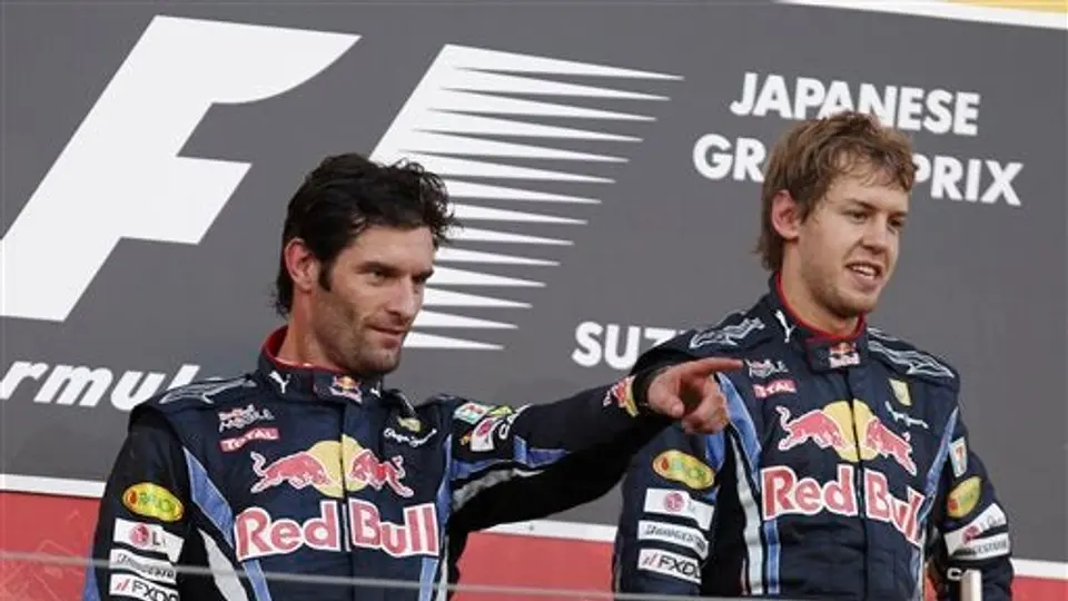 Vettel y Webber logran el 1-2 en el Gran Premio de Japón de F1