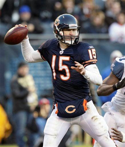 El quarterback de los Osos de Chicago, Josh McCown. FOTO: AP