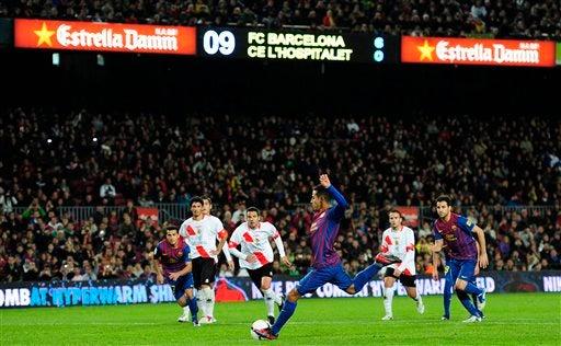 El Barça salió decidido a llevarse el encuentro como si fuera final del Mundial de Clubes. FOTO: AP