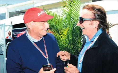 Fittipaldi y Lauda le ven futuro a Checo