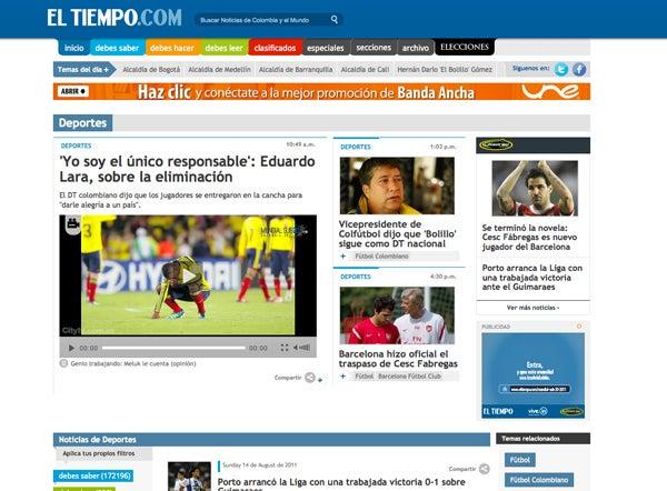 El Tiempo destaca las declaraciones del DT colombiano