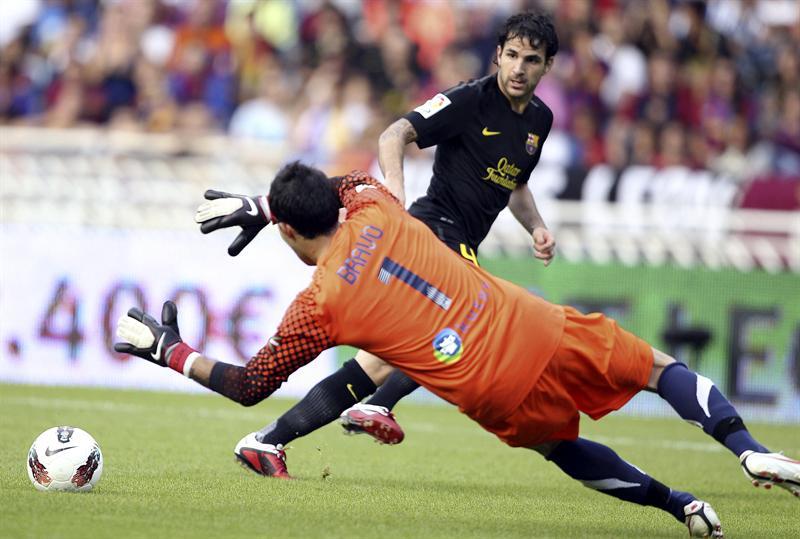 Barcelona ganaba 2-0. FOTO: EFE