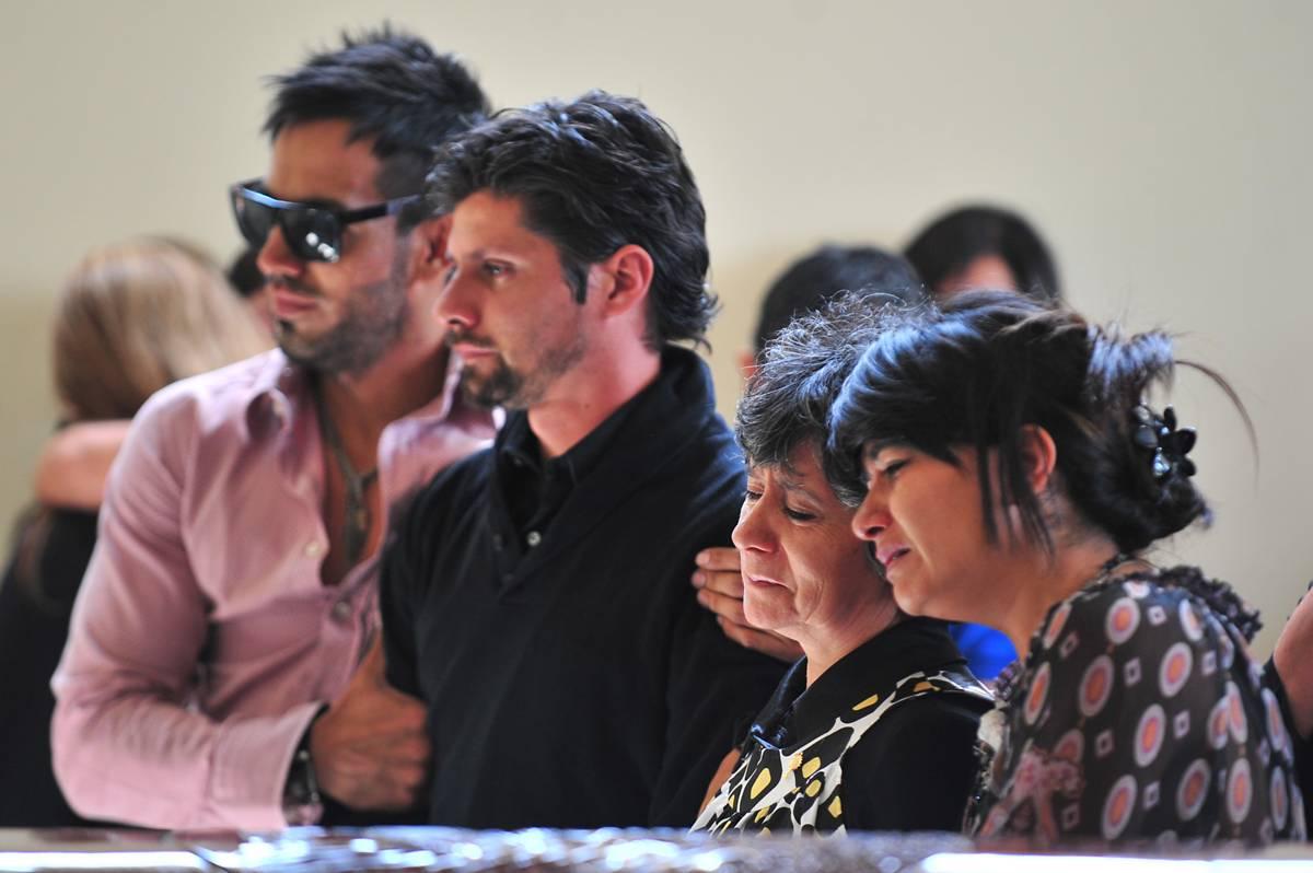 Fue un momento muy difícil para la familia del ex futbolista. FOTO: MIGUEL PONTÓN