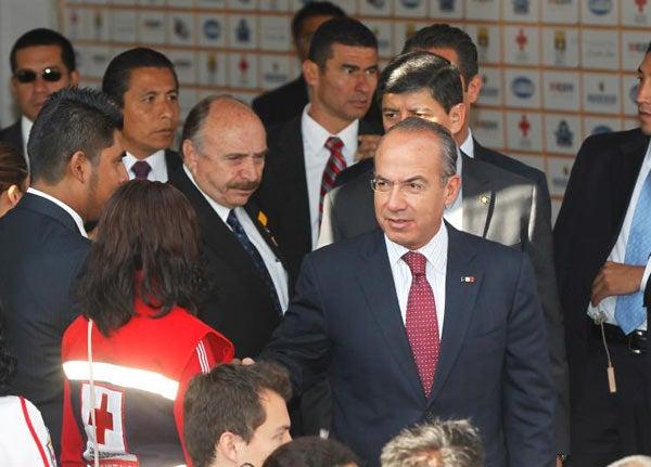 El Presidente Felipe Calderón apoyó el proyecto | DANIEL GÁMEZ