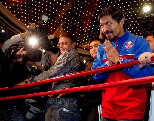 El filipino se enfrentará a Juan Manuel Márquez este fin de semana. FOTO: AP