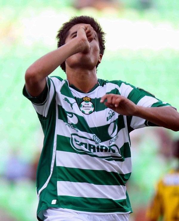 Enríquez abrió el marcador para los laguneros. FOTO: MEXSPORT