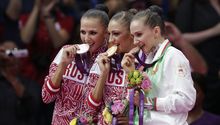 Kanaeva refrenda título en gimnasia rítmica
