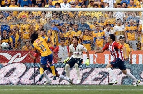 Tigres no pudo abrir el marcador en el primer tiempo a pesar de que tuvo oportunidades claras (FOTO: MEXSPORT)