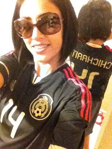Hola!! Yo así apoyo a Mexico desde Florida :-) Mariana Castillo