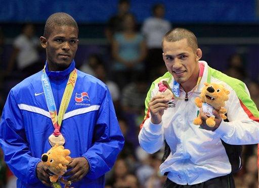 El dominicano Hansel Mercedes también ganó bronce. FOTO: AP