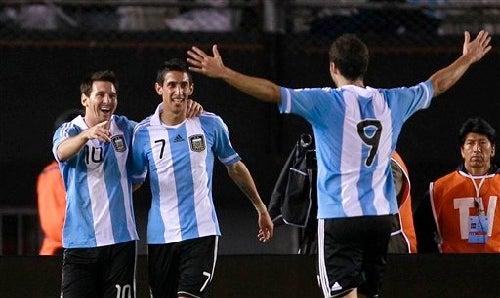 La alegría de los albicelestes (FOTO: AP)