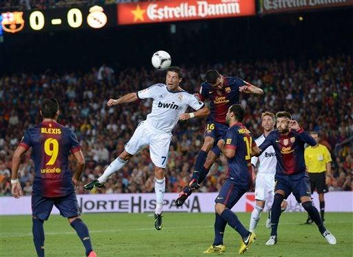 Hasta el segundo tiempo Cristiano abrió el marcador con un cabezazo | AP