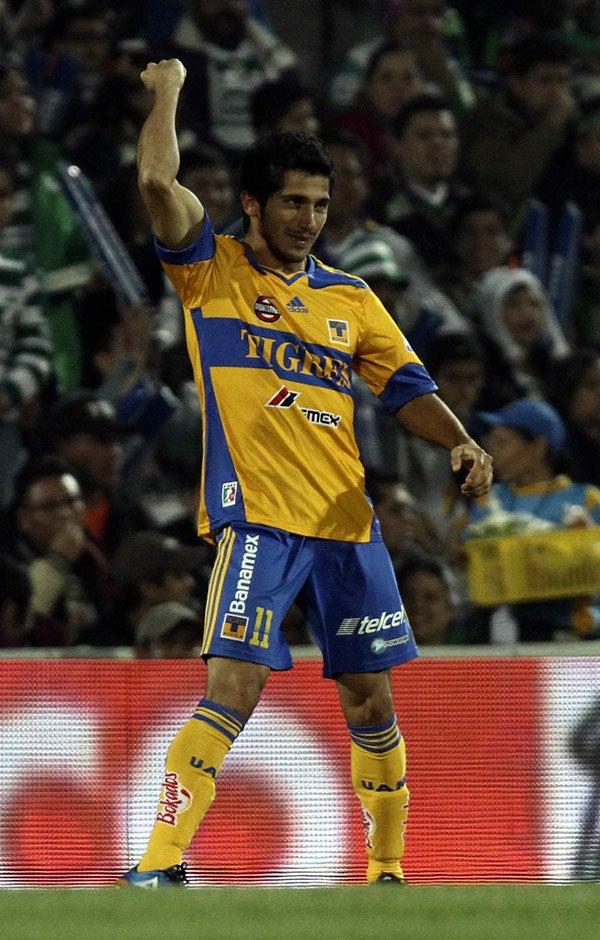 Damián Álvarez abrió el marcador para los visitantes. FOTO: MEXSPORT