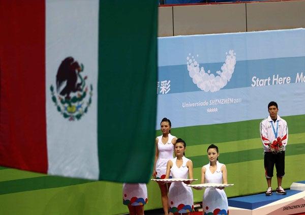 He Chong se llevó la competencia con 539.30 puntos, casi 24 más que el mexicano. FOTO: MEXSPORT