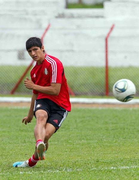 Pulido durante el entrenamiento. FOTO: MEXSPORT