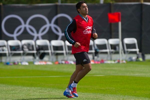 Marco Fabián presente en el entrenamiento | CÉSAR VICUÑA