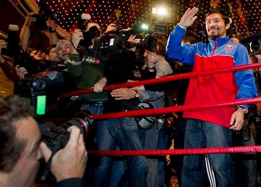 Cientos de fanáticos se dieron cita en el MGM Grand de Las Vegas. FOTO: AP