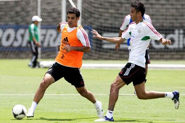 Rafael Márquez y Zavala durante la practica en el CAR l MEXSPORT