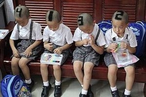 Madre china enumera a sus hijos con un corte de cabello