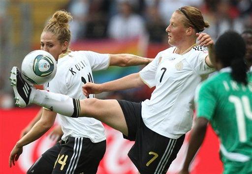 Alemania enfrenta a Nigeria. FOTO: AP