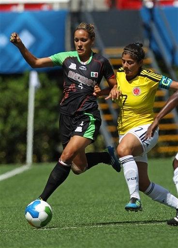 Jennifer Ruiz, autora del gol de México en el tiempo extra. FOTO: AP
