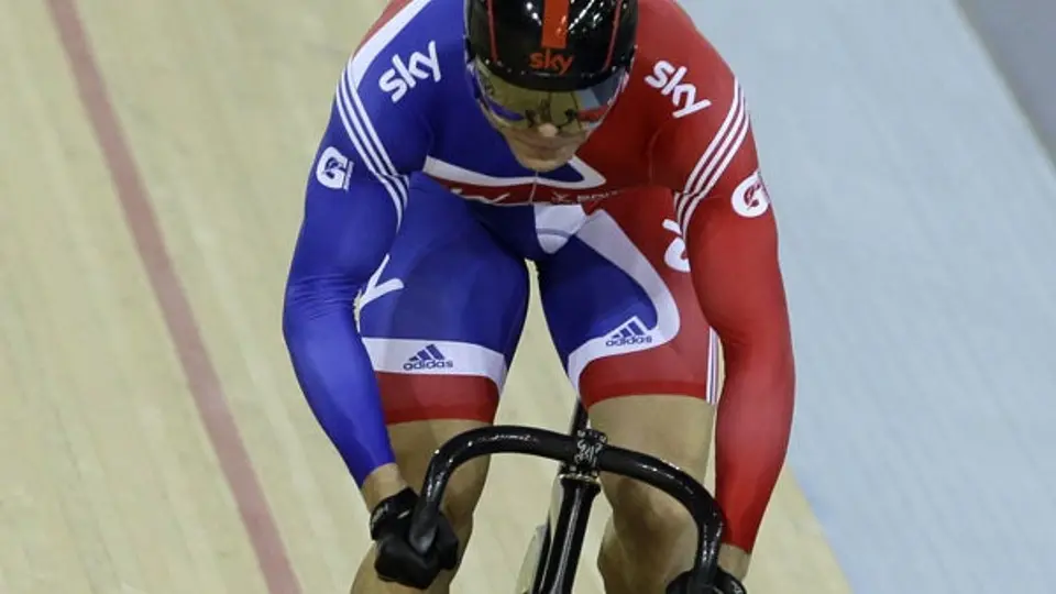 Chris Hoy, abanderado de Gran Bretaña