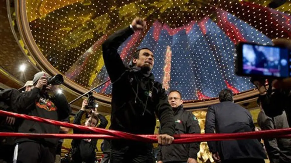 Juan Manuel Márquez arribó a Las Vegas